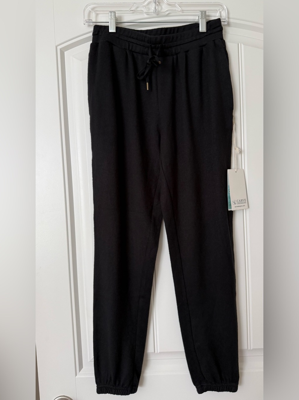 New Carve Designs Chelsea Jogger in Black Size XS Soft Brushed Fabric